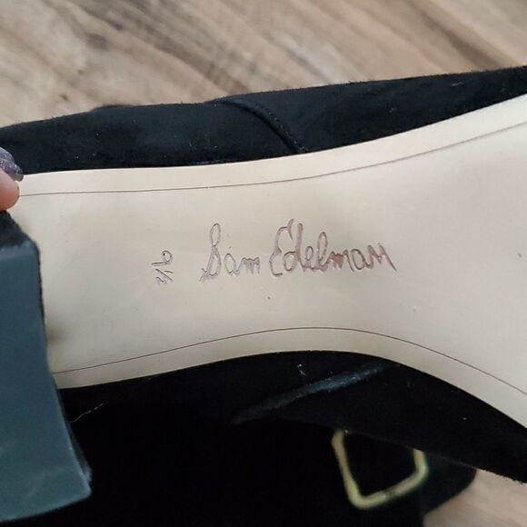 Sam Edelman | Suede "Rita" Booties - Picture 5 of 9